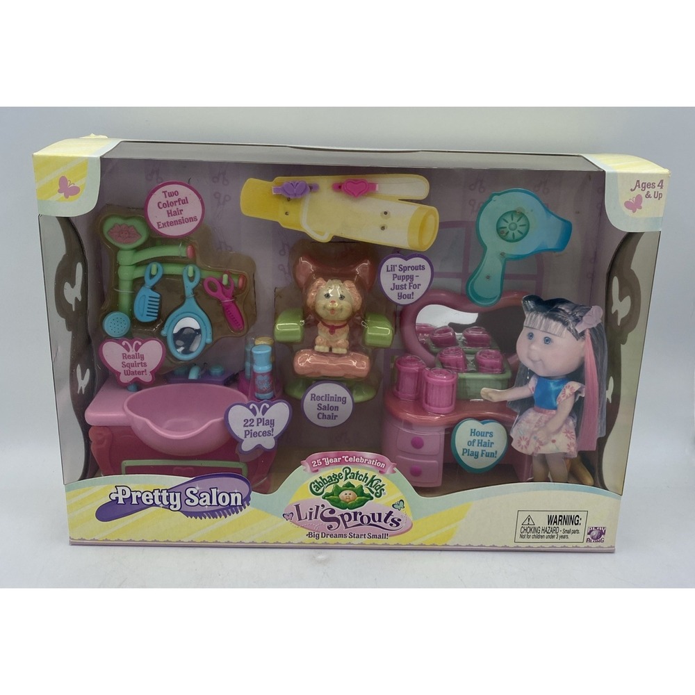 Vintage New In Box Cabbage Patch Kids Lil' Sprouts Dream Nursery play set NIB